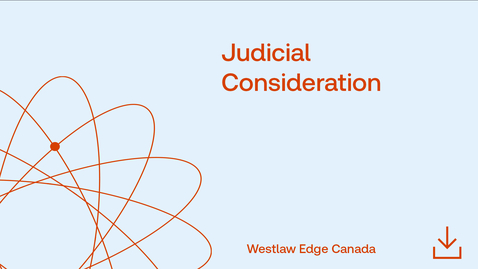 Thumbnail for Judicial Consideration