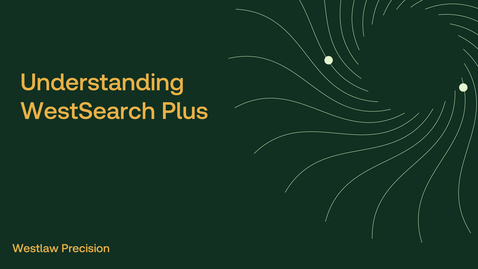 Thumbnail for Understanding WestSearch Plus