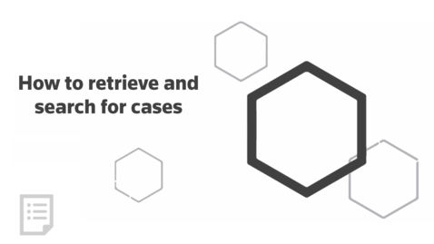 Thumbnail for How to retrieve and search for cases