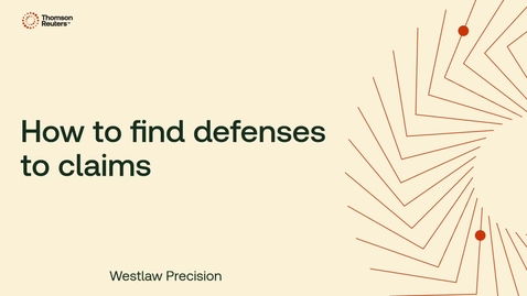 Thumbnail for How to find defenses to claims