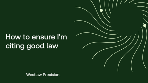 Thumbnail for How to ensure I'm citing good law