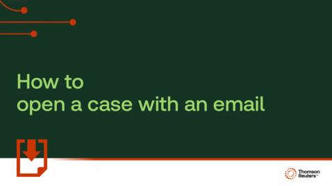 Thumbnail for How to open a case with an email