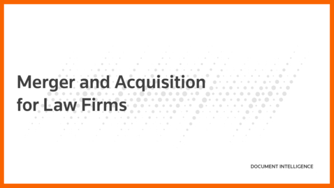Thumbnail for TRDI+highQ - Merger and Acquisition for Law Firms