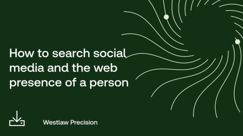 Thumbnail for How to search social media and the web presence of a person