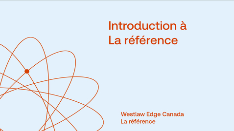 Thumbnail for Introduction à La référence