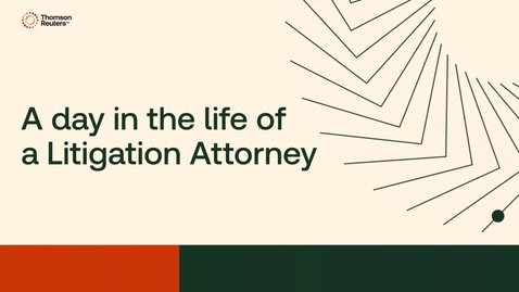 Thumbnail for A day in the life of a Litigation Attorney