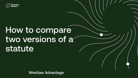 Thumbnail for How to compare two versions of a statute