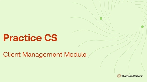 Thumbnail for Client Management Module