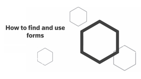 Thumbnail for how to find and use forms