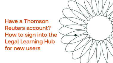 Product Training - US | Thomson Reuters - Legal Learning Hub