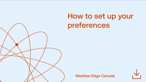 Thumbnail for How to set up your preferences