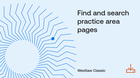 Thumbnail for How to find and search practice area pages