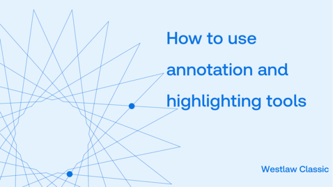 Thumbnail for How to use annotation and highlighting tools