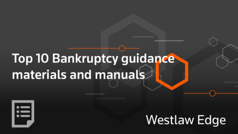 Thumbnail for Top 10 Bankruptcy guidance materials and manuals