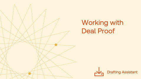 Thumbnail for Working with Deal Proof
