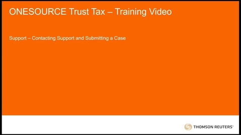 Thumbnail for Contacting Support &amp; Creating a Case