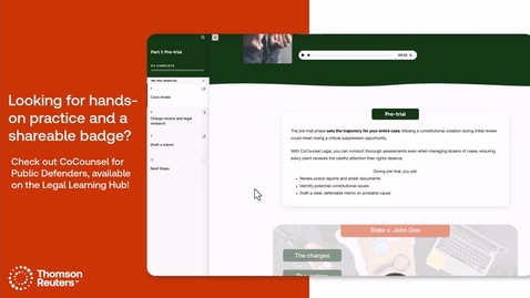 Thumbnail for CoCounsel for Public Defenders