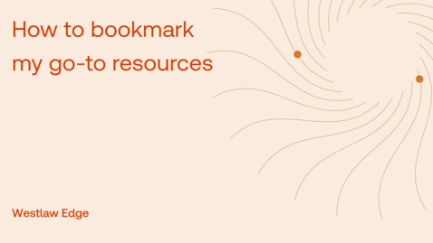 Thumbnail for How to bookmark my go-to resources