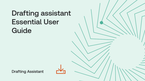 Thumbnail for Drafting Assistant Essential User Guide