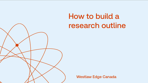 Thumbnail for How to build a research outline