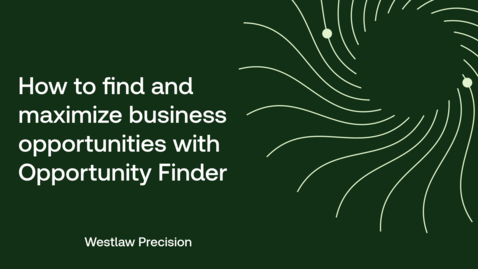 Thumbnail for How to find and maximize business opportunities with Opportunity Finder