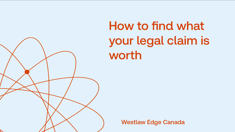 Thumbnail for How to find what your legal claim is worth