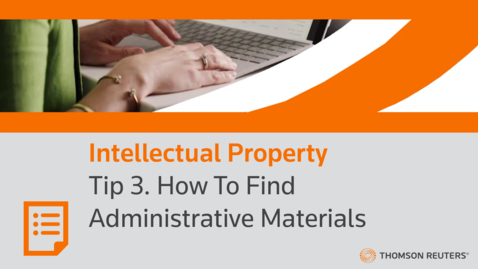 Thumbnail for Tip 3. How To Find Administrative Materials