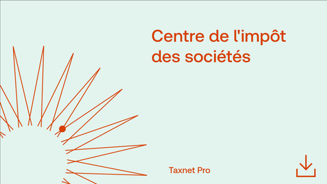 Thumbnail for Centre de l'impôt des sociétés