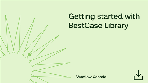Thumbnail for Getting Started with BestCase Library