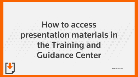 Thumbnail for How to access ready-to-use presentation materials