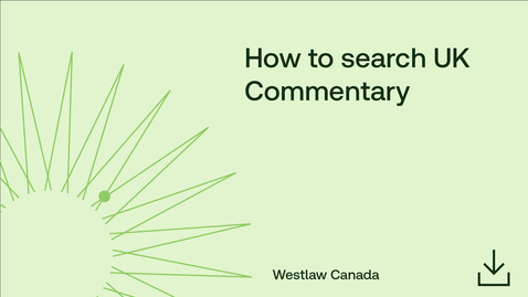 Thumbnail for How to search UK Commentary