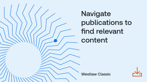 Thumbnail for How to navigate publications to find relevant content