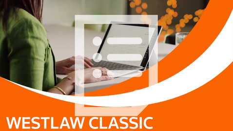 Thumbnail for  Alertas en Westlaw Classic