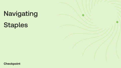 Thumbnail for Navigating Staples