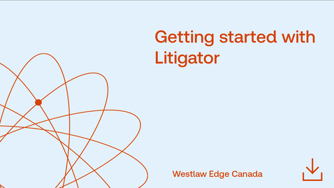 Thumbnail for Getting started with Litigator