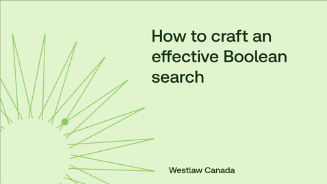 Thumbnail for How to craft an effective Boolean search