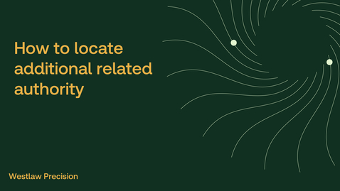 Thumbnail for How to locate additional related authority