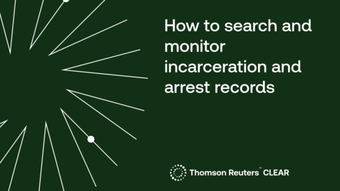 Thumbnail for How to search and monitor incarceration and arrest records