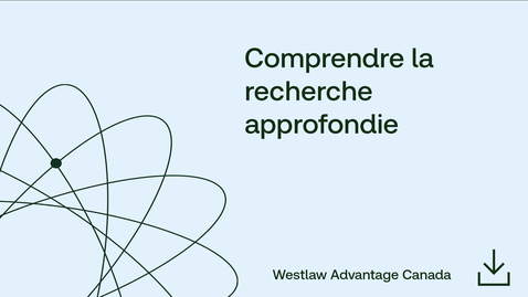 Thumbnail for Comprendre la recherche approfondie