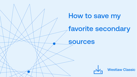 Thumbnail for How to save my favorite Secondary Sources