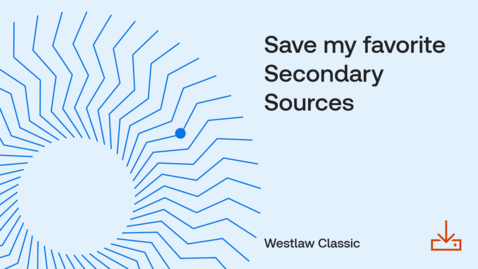 Thumbnail for How to save my favorite Secondary Sources