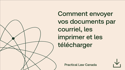 Thumbnail for Comment envoyer vos documents par courriel, les imprimer et les télécharger