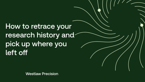 Thumbnail for How to retrace your research history and pick up where you left off