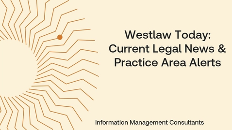 Thumbnail for Westlaw Today