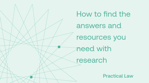 Thumbnail for How to find the answers and resources you need with research