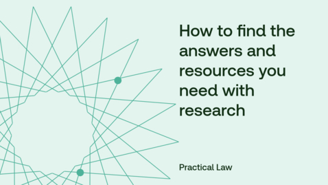 Thumbnail for How to find the answers and resources you need with research