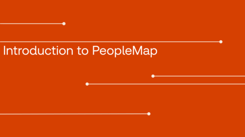 Thumbnail for Introduction to PeopleMap