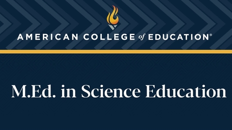 Thumbnail for 
		M.Ed. in Science Education: Commencement 2024
	
