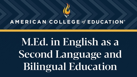 Thumbnail for 
		M.Ed. in English as a Second Language and Bilingual Education: Commencement 2024
	