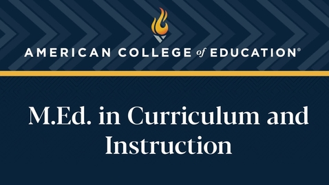 Thumbnail for 
		M.Ed. in Curriculum and Instruction: Commencement 2024
	
